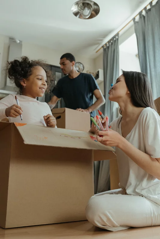 déménagement enfants