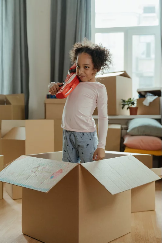 déménagement enfants